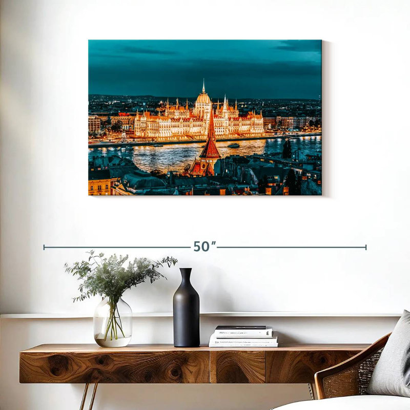 Rorry Hungarian Parliament Lights, 24" H x 36" W