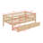 Wood Daybed Bed With Two Drawers-1404658248