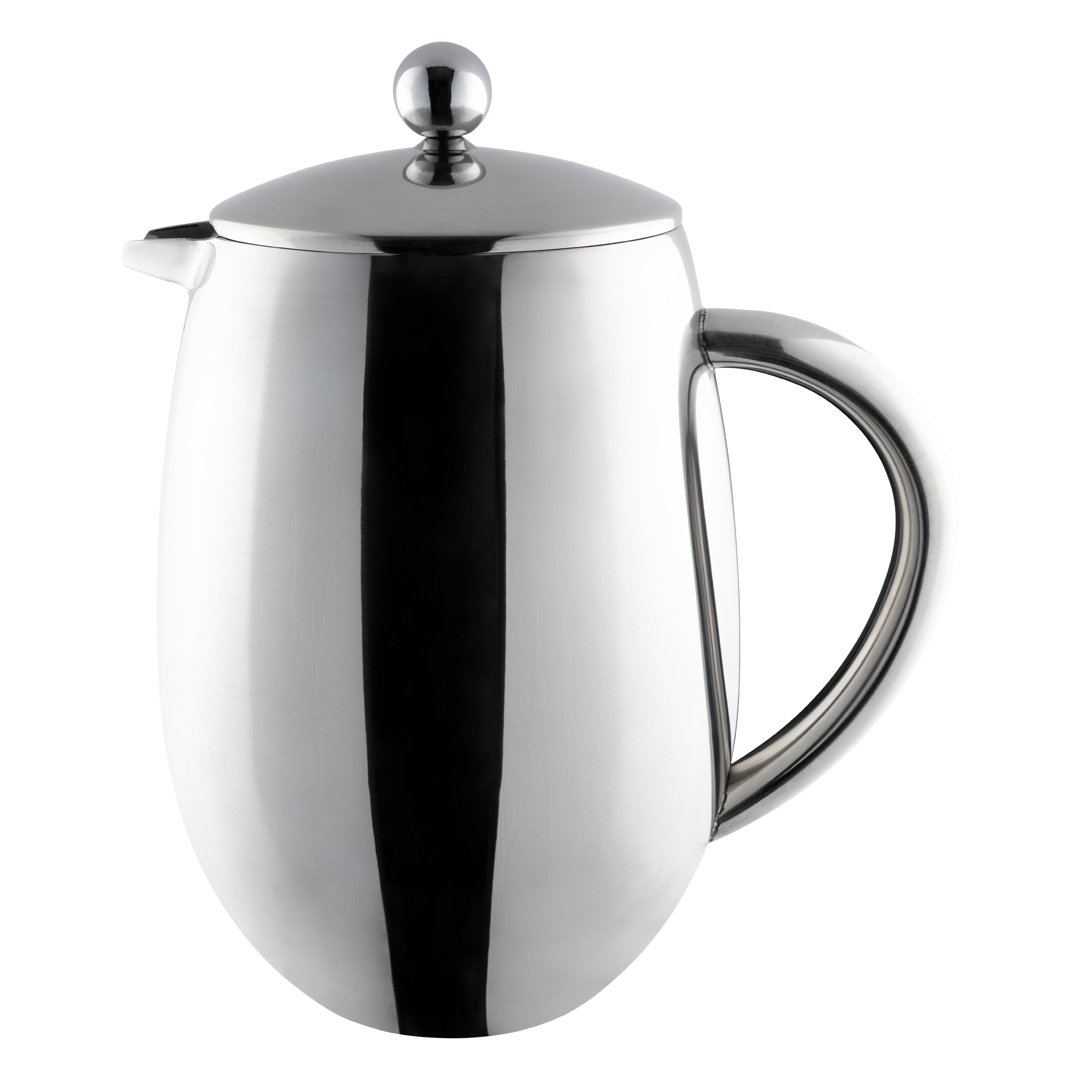 Café Olé 8 Cup Double Walled Straight Sided Cafetiere Coffee Maker