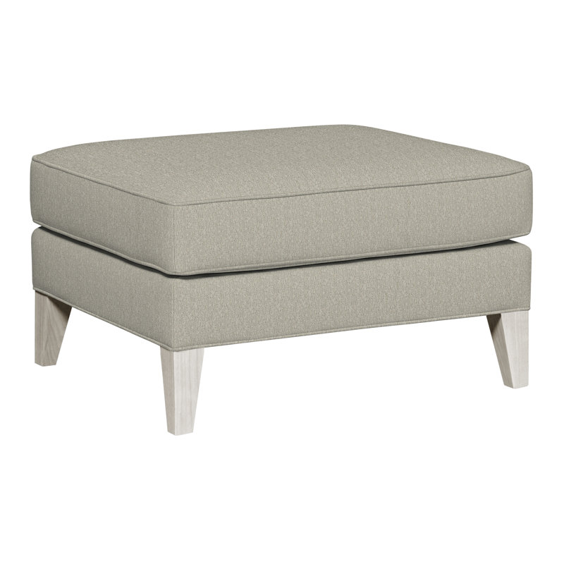 Burlingame Upholstered Ottoman, Casa Blanca, Ian Smoke