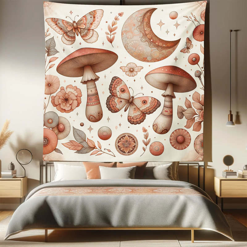 Tapisserie en microfibre, H 88 po x l 88 po