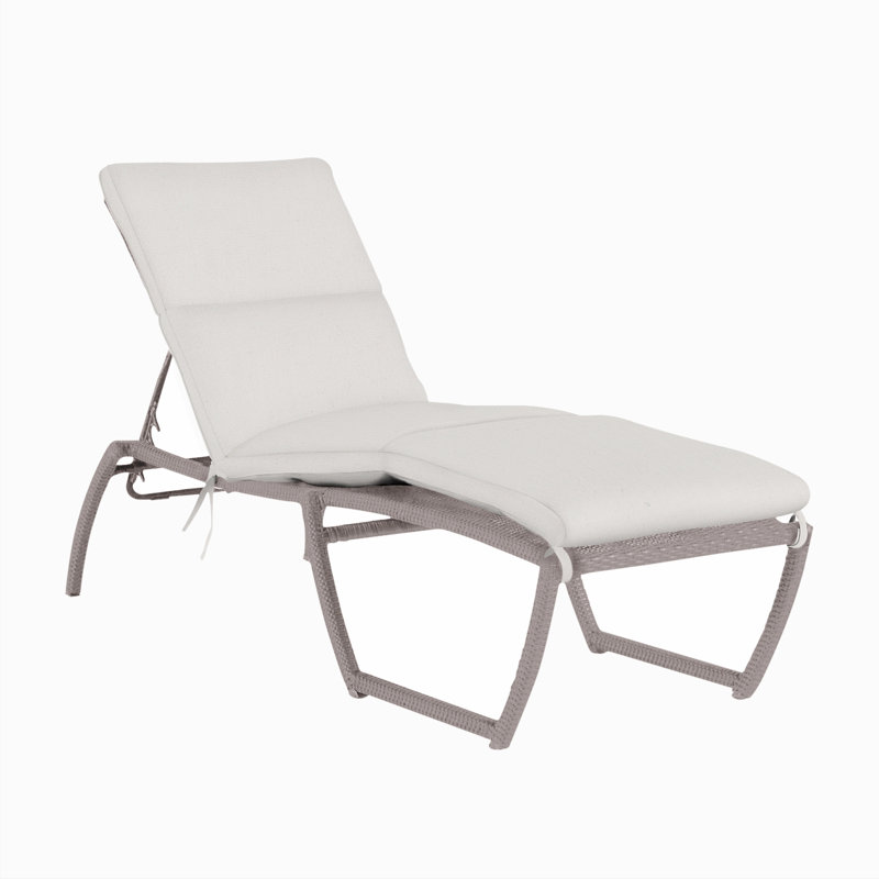 Chaise tissée Skye - Huître, Huître, Welt, Blanc naturel