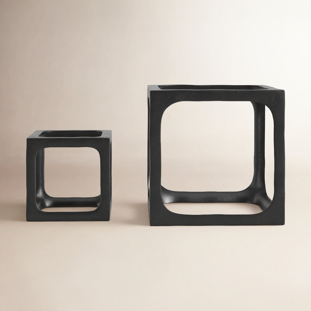 Latte Abstract Figurines & Sculptures, Black