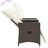 Vidaxl Reclining Garden Sofa Brown, Cream White-116119991-116119989