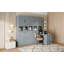 Lit escamotable simple avec placard et tiroirs-1155747890