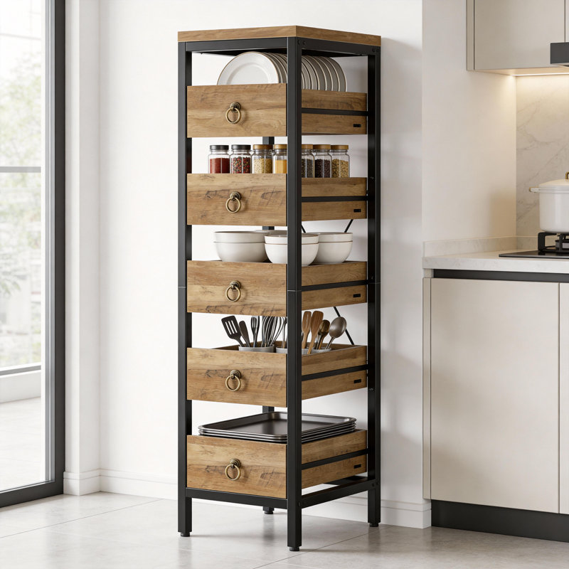 39.9cm W Metal Shelving Unit