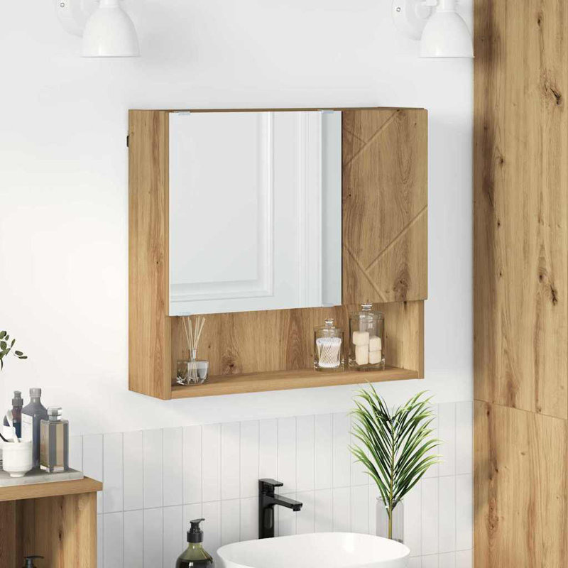 Bathroom Cabinet, Artisan Oak