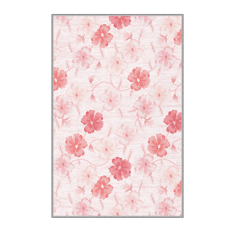 Stylish Hall Carpet (3.3 x 6.6 ft), 100% Polyester, 0.3 in Pile Height | Antibacterial, PVC Non-Slip Underside | 3D Digital Printing, Machine Washable | Perfect for Entryways & Living Spaces, Durable & Easy Care
