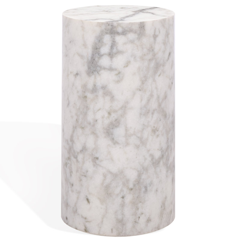Leahbryanna Round Drink Table, White