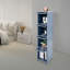 Petite armoire de rangement sur pied à 4 niveaux avec armoire de rangement pour chambre à coucher, salon et salle d'étude-1303548208