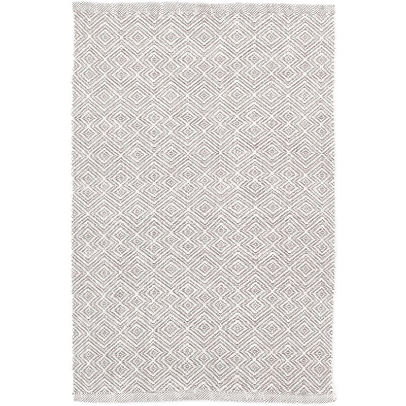 Annabelle Grey Handwoven Indoor/Outdoor Rug, Rectangle 3' x 5'