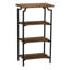 Bibliothèque à quatre niveaux Rustic Hickory-529481008