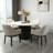 Fairmont Quartz Top Round Dining Table-12080809