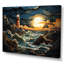 Bord de mer majestueux phare II, reproduction d'art sur toile-1613600269-1613600272