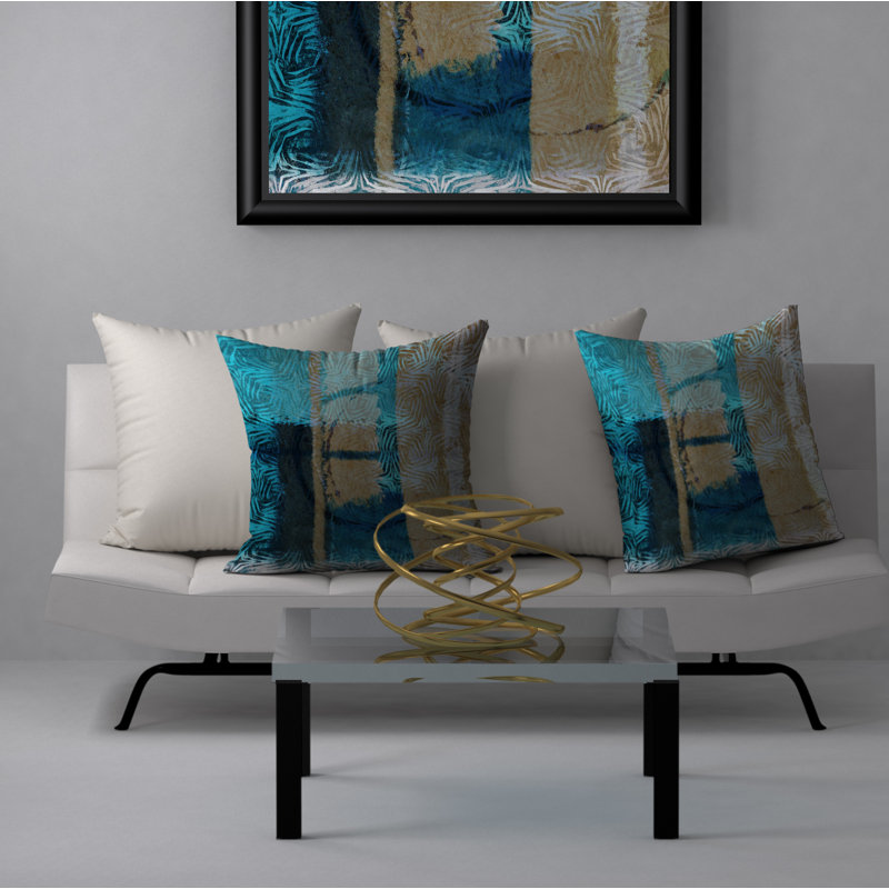 Housse de coussin carrée/insert, 20 po x 20 po