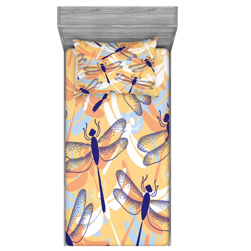 Microfiber Sheet Set, Twin XL Sheet Set with Fitted Sheet