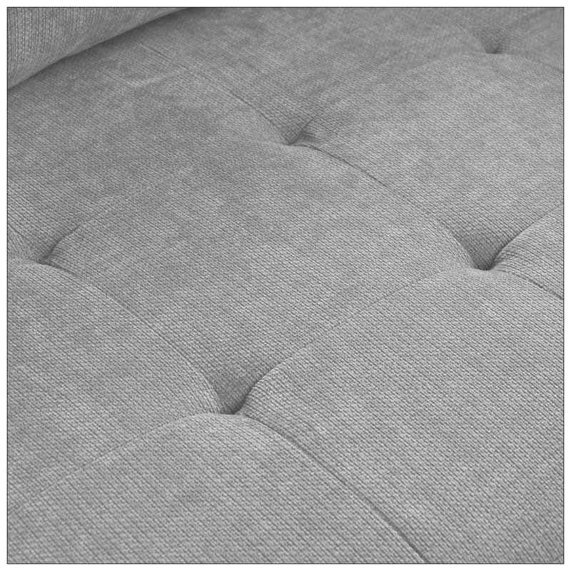 Canapé en L de 91,5 pouces avec lit escamotable et canapé-lit modulaire avec rangement caché, accoudoirs larges avec rangement, pour le salon, appartement, chambre à coucher, bureau