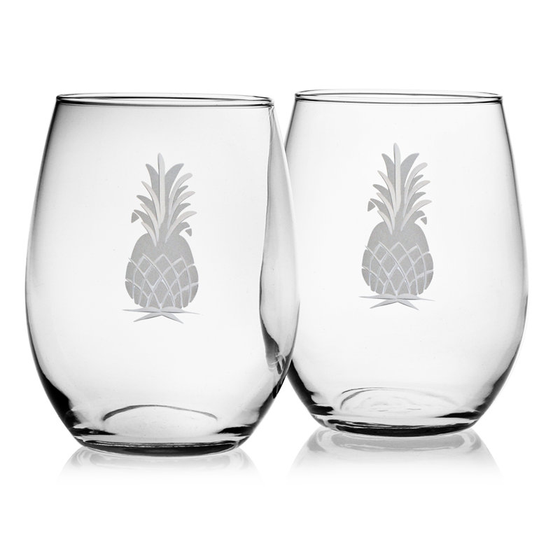 Stowe 21 oz. Stemless Wine Glass Set