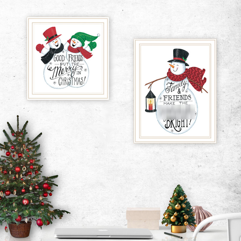 Peculiarly 2 Good Friends White Framed Wall Art. Home Decor For Living Room, Bedroom. Multicolor Wood And Paper. 18"X14"X1 Luxurious Room Bedroom Decor.