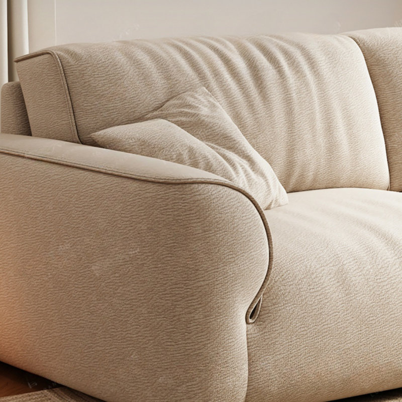 Canapé en tissu avec dossier réglable, H 33,46 po x l 86,61 po x P 47,24 po, 2
