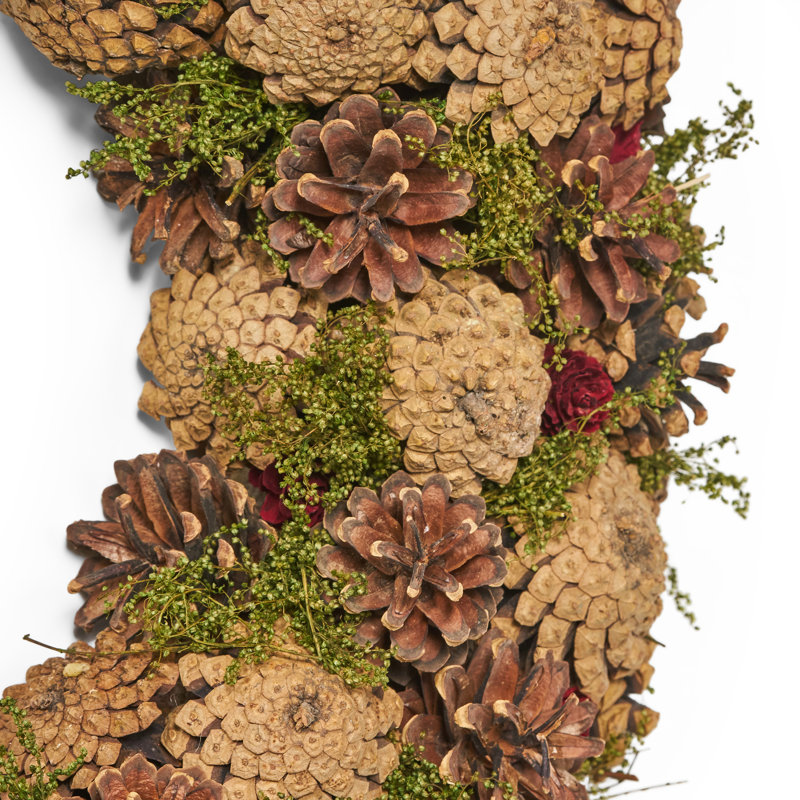 Couronne de Noël 18,5 po Pinecone