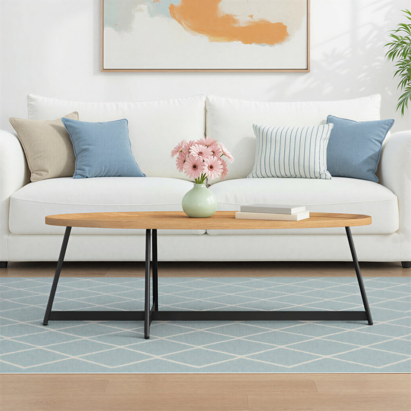Xavier Single Coffee Table, Oak