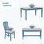 Ensemble de table de salle à manger Mid-Century en bois avec tiroir, banc et chaises