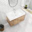 Meuble-lavabo simple 35,42 po avec plateau en résine