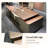 94.49"Premium Brown L-Shaped Solid Wood Multi-Layered Desk-1826308193