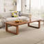Table basse rectangulaire en bois massif-692684175