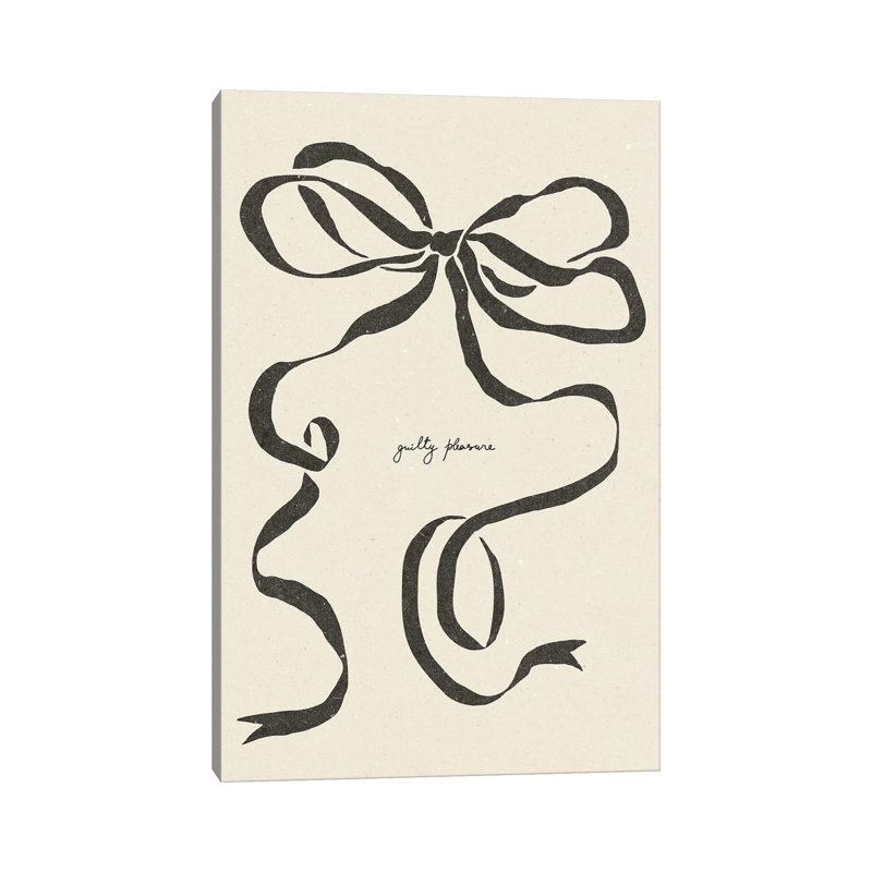 Bow I by NKTN - Gallery-Wrapped Canvas Giclée on Canvas, Does Not Apply, 66.04 cm H x 45.72 cm W, Wrapped Canvas