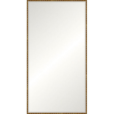 Antique Gold Wave Floor Mirror