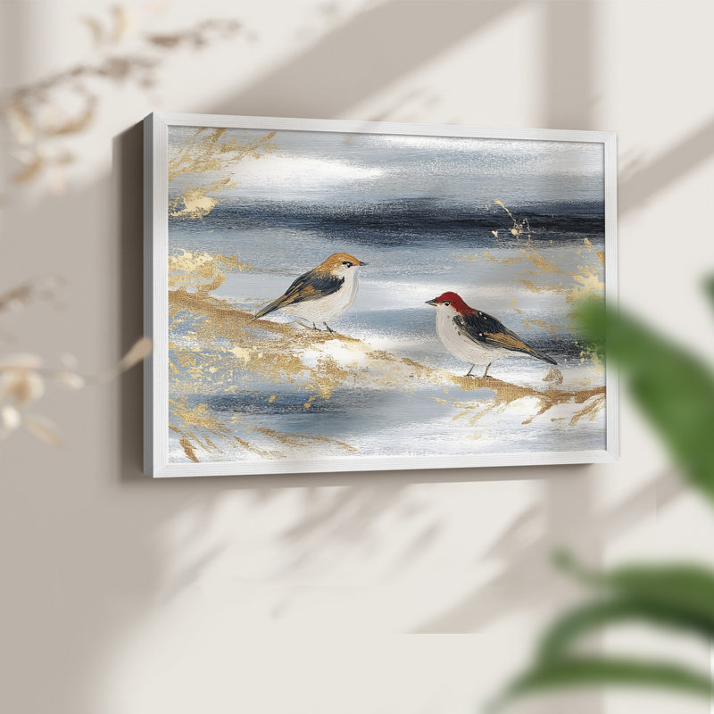 Chirstmas Art-CCLXVI -Framed Print - Restickable, H 8 po x l 10 po, Blanc