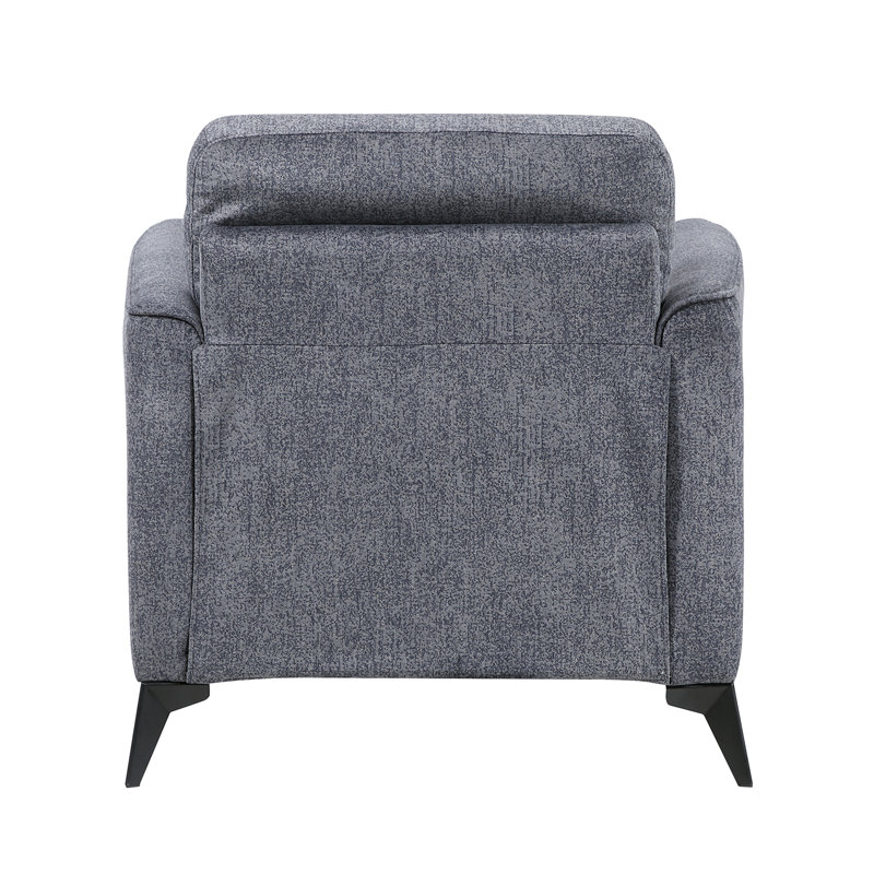 Chaise de salon moderne, Gris foncé