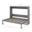Lit escamotable double pleine grandeur au design classique-980771434-980771437