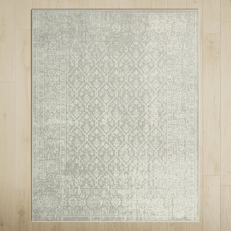 Lynnette Gray/Beige Rug & Reviews