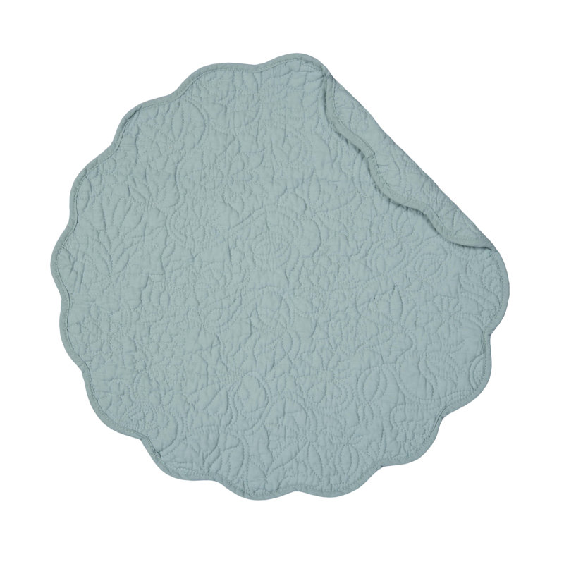 Ensemble de 6 napperons Christiana, Bleu