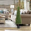 Topiaire arbre plante en pot décorations d'arbres pour le salon intérieur arbre extérieur buis artificiel 120 cm 2 pièces / ensemble