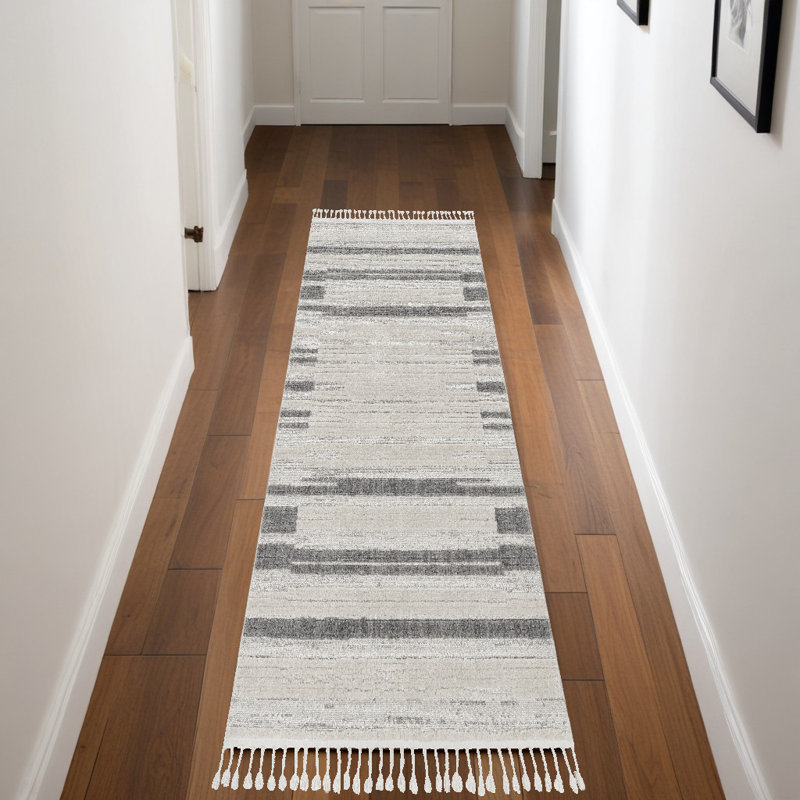 Lexington Ivory Abstract Area Rug, Runner 2'2" x 7'7"