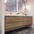 Azden 84" Wall-Mounted Double Bathroom Vanity Set-846138770