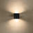 Modern Outdoor Cube Wall Sconce – Adjustable Beam Angle, Waterproof IP65, Energy-Saving LED Lighting for Exterior Walls, Easy Installation-91840421-91840424