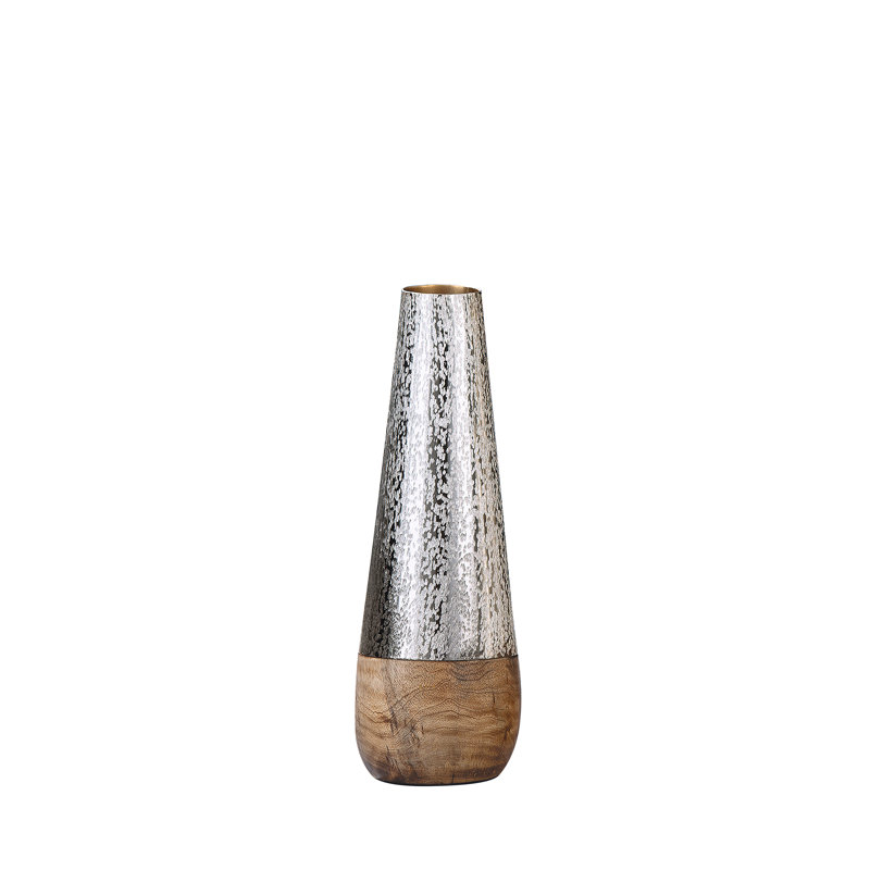 Seagoville Handmade Glass Table Vase, 47cm H x 17cm W x 17cm D