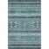 Premium Machine Washable Prisco Teal Rug