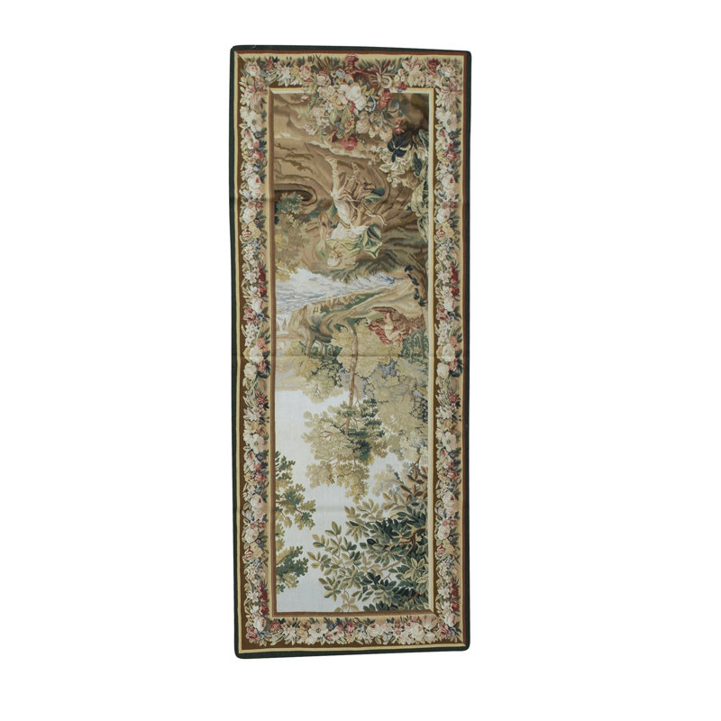 Hand-Knotted High-Quality Blue and Brown Area Rug