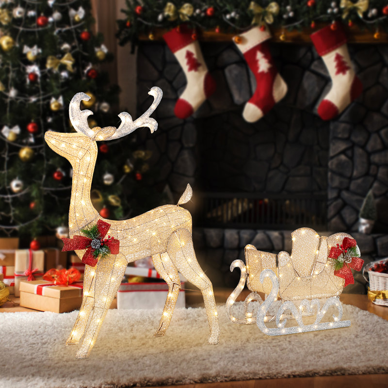 Décoration de Noël illuminée