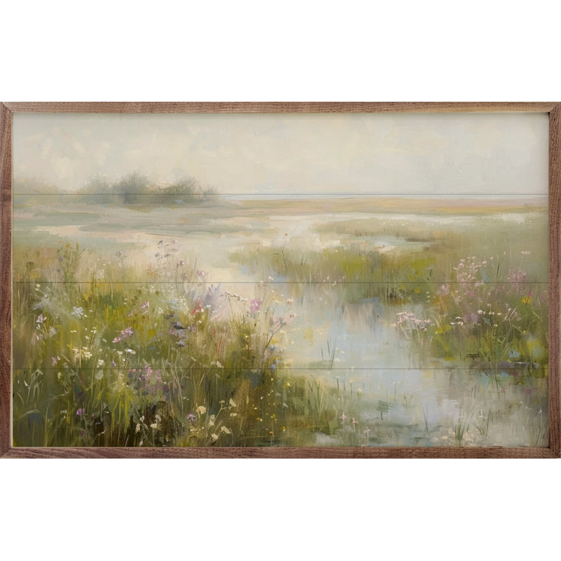 Spring River, 24" H x 36" W