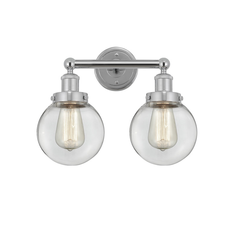 Alphonsa 2 - Light Dimmable Vanity Light, Clear, Polished Chrome