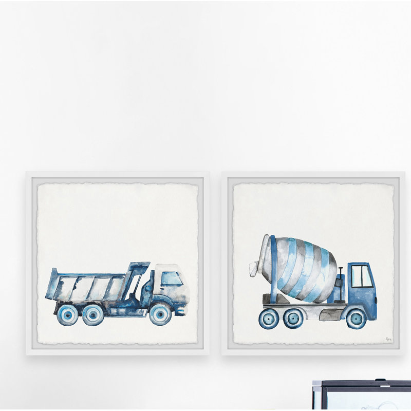 Saltash 2 Piece Wrapped Canvas Print, 30cm H x 61cm W