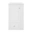 Meuble-lavabo de 20 po avec lavabo, porte à fermeture en douceur et rangement latéral et papier hygiénique, meuble-lavabo de salle de bain avec tiroir-869552589