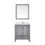 Meuble-lavabo de salle de bain 30 po X P 22 po P, comptoir en quartz, ensemble de robinet et Miroir-1857772827